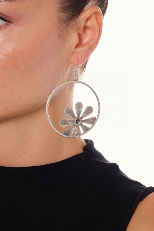 Kiraz Silver Plated Earring