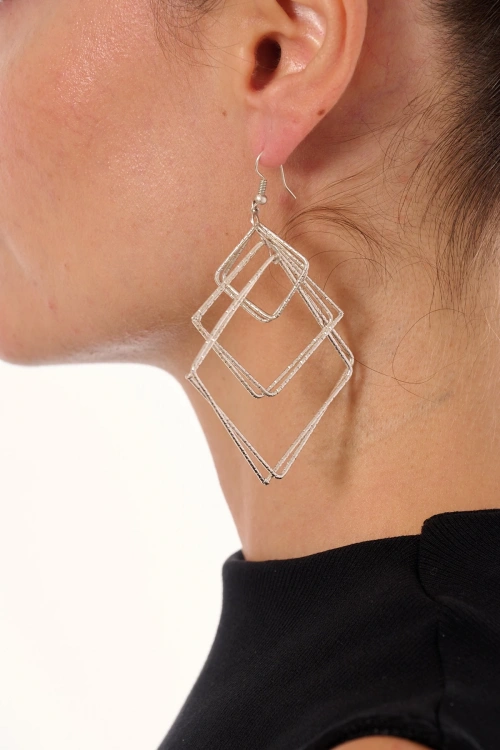 Kiraz Silver Plated Earring