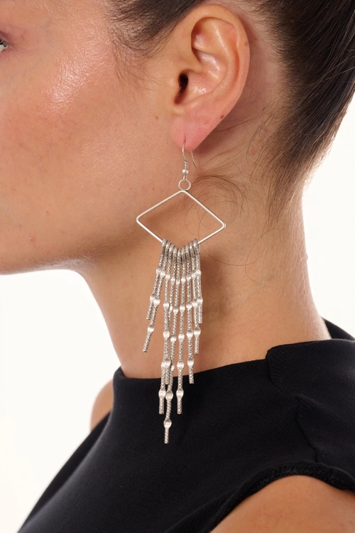 Kiraz Silver Plated Earring