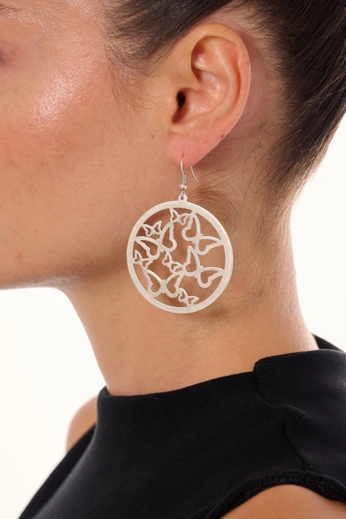 Kiraz Silver Plated Earring