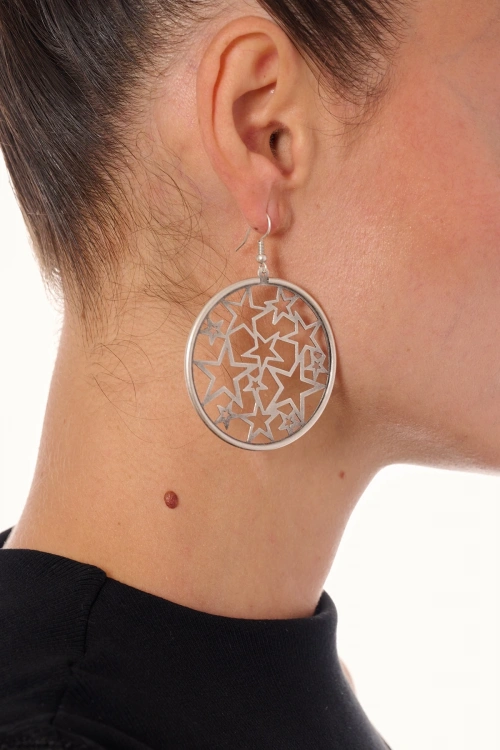 Kiraz Silver Plated Earring