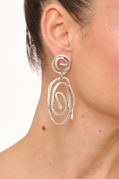 Kiraz Silver Plated Earring