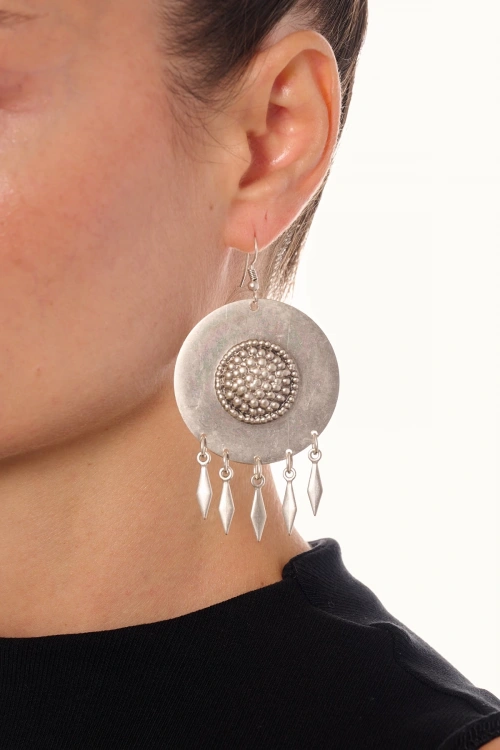 Kiraz Silver Plated Earring
