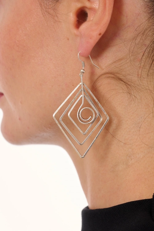 Kiraz Silver Plated Earring