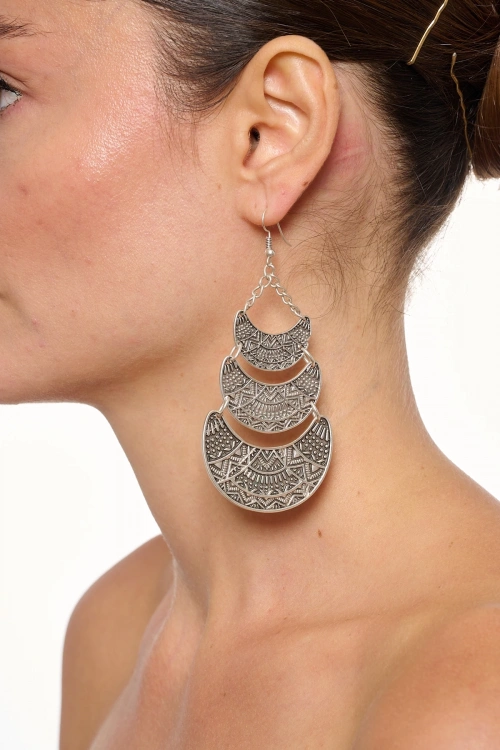 Kiraz Silver Plated Earring