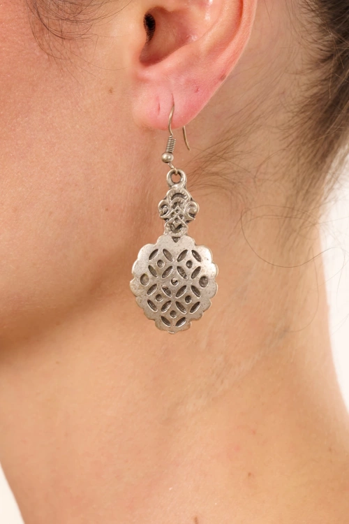 Kiraz Silver Plated Earring