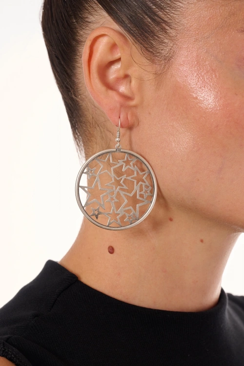 Kiraz Silver Plated Earring