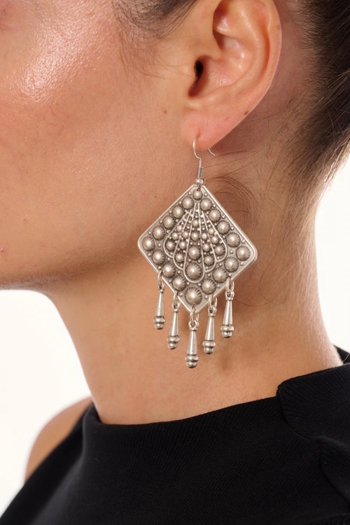 Kiraz Silver Plated Earring