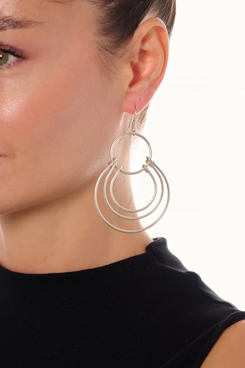 Kiraz Silver Plated Earring