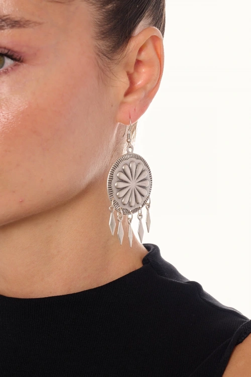 Kiraz Silver Plated Earring