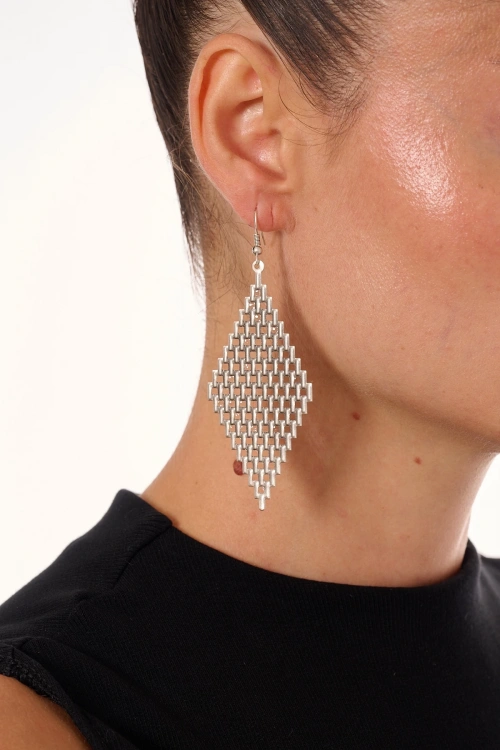 Kiraz Silver Plated Earring