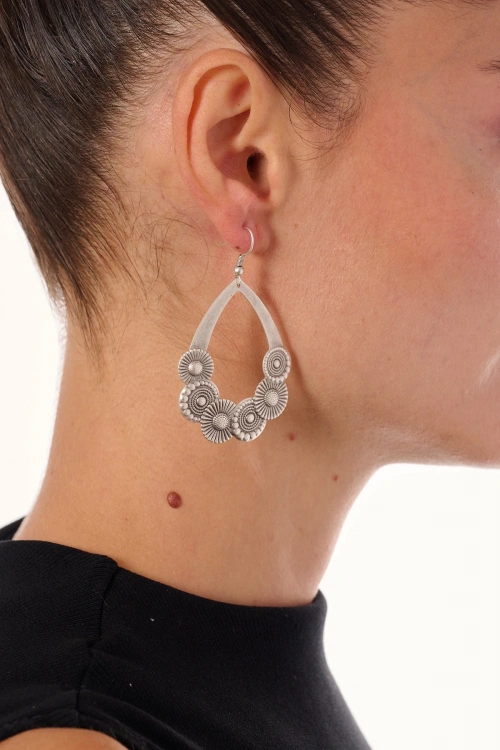 Kiraz Silver Plated Earring