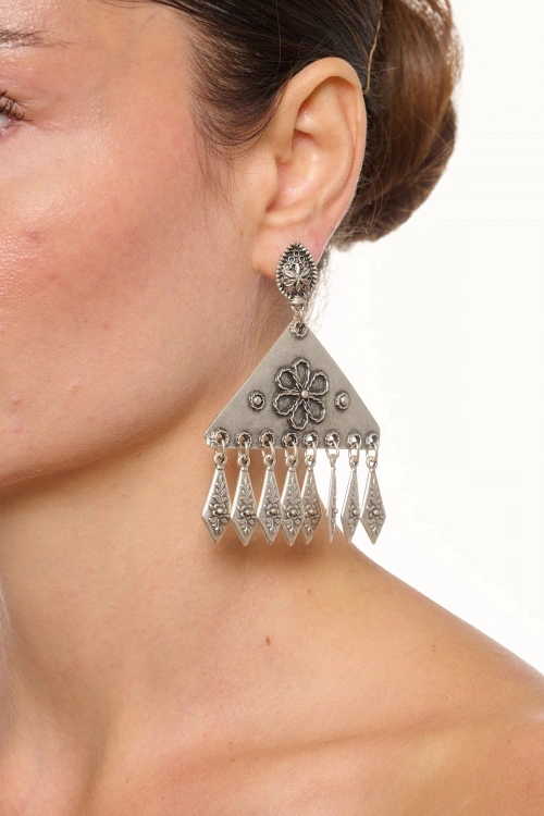 Kiraz Silver Plated Earring