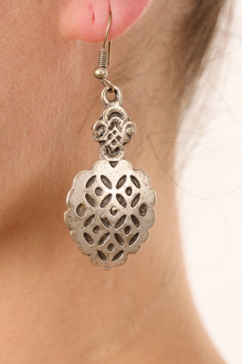 Kiraz Silver Plated Earring