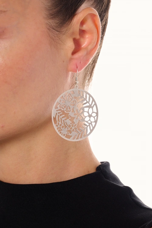 Kiraz Silver Plated Earring