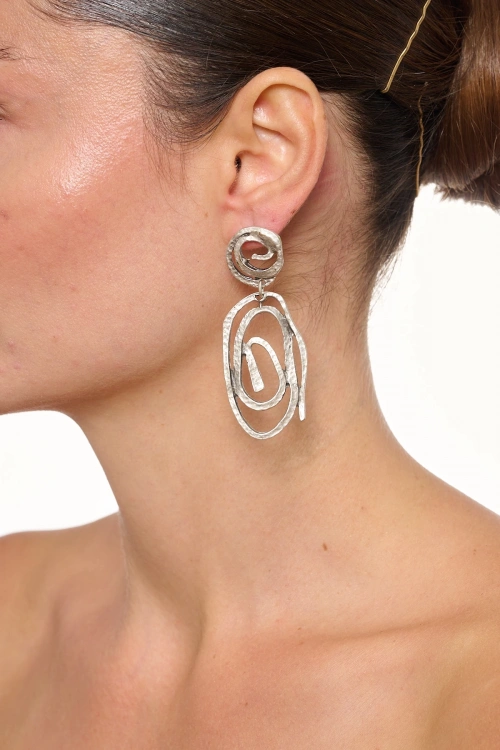 Kiraz Silver Plated Earring