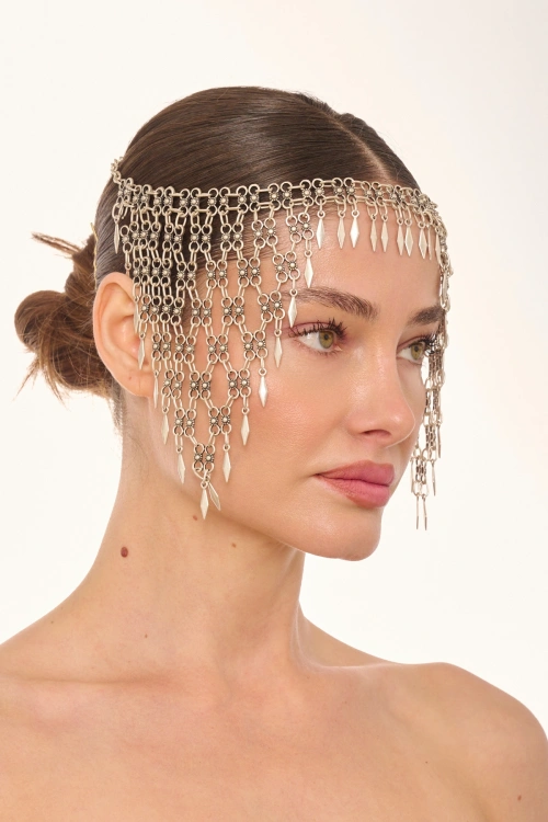 Kiraz Silver Plated Head Accessory