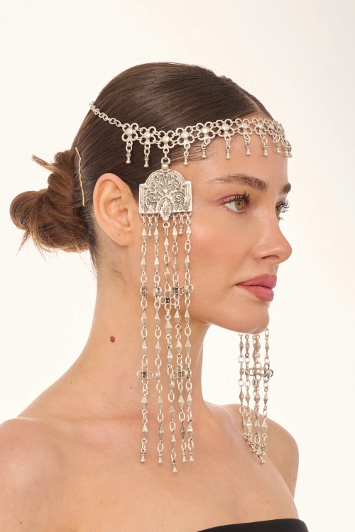 Kiraz Silver Plated Head Accessory