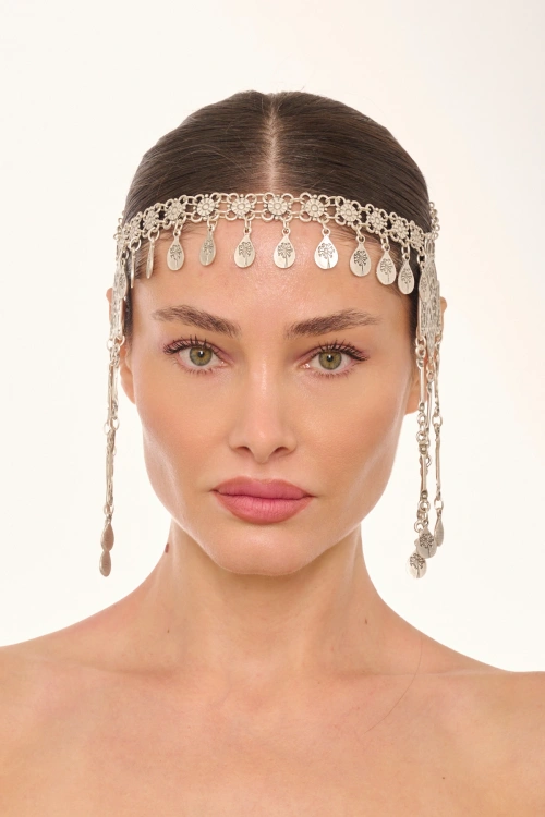 Kiraz Silver Plated Head Accessory