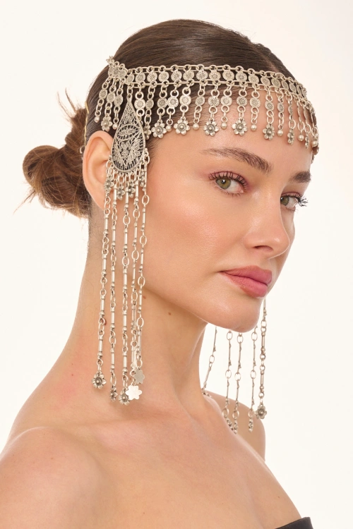 Kiraz Silver Plated Head Accessory