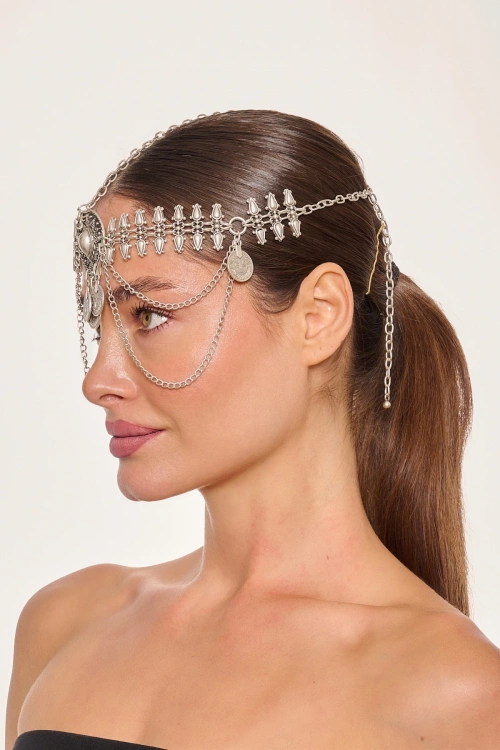 Kiraz Silver Plated Head Accessory
