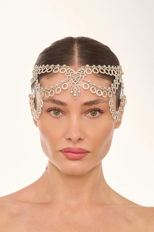 Kiraz Silver Plated Head Accessory