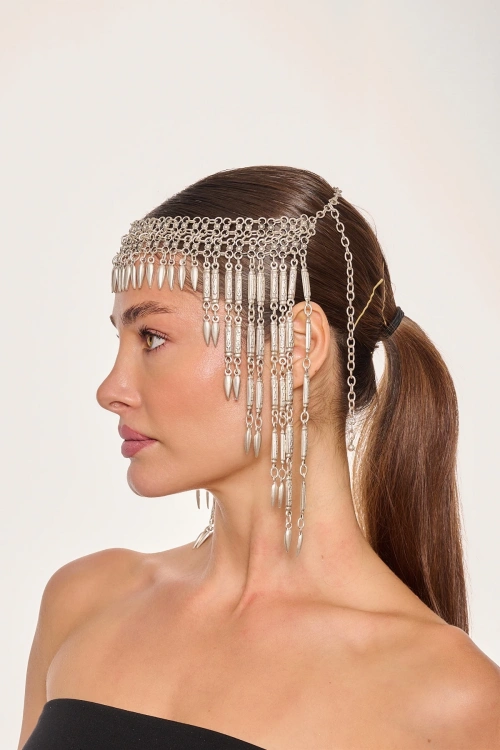 Kiraz Silver Plated Head Accessory