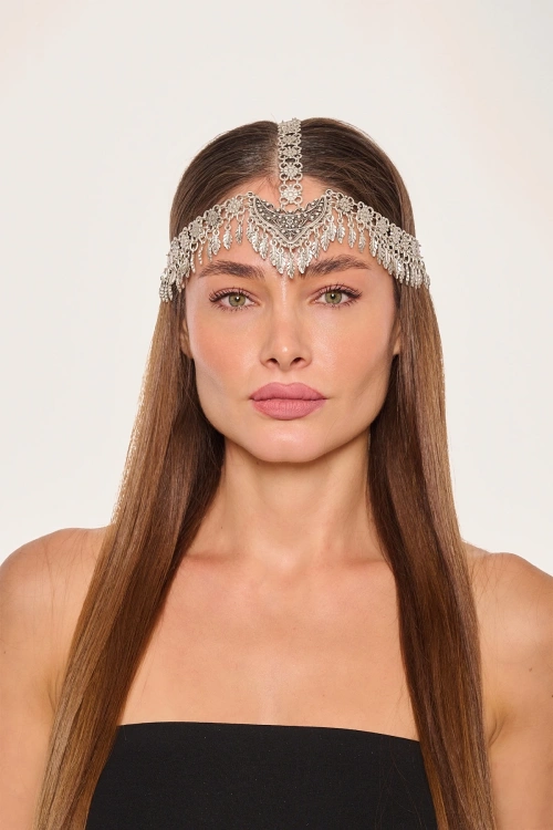 Kiraz Silver Plated Head Accessory