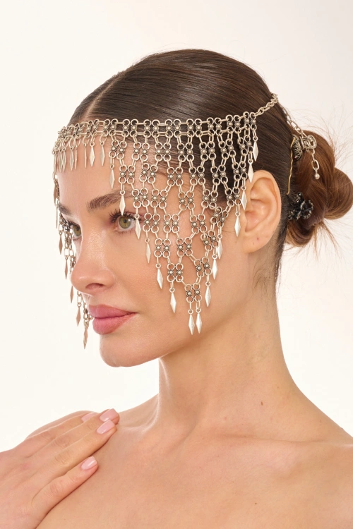 Kiraz Silver Plated Head Accessory