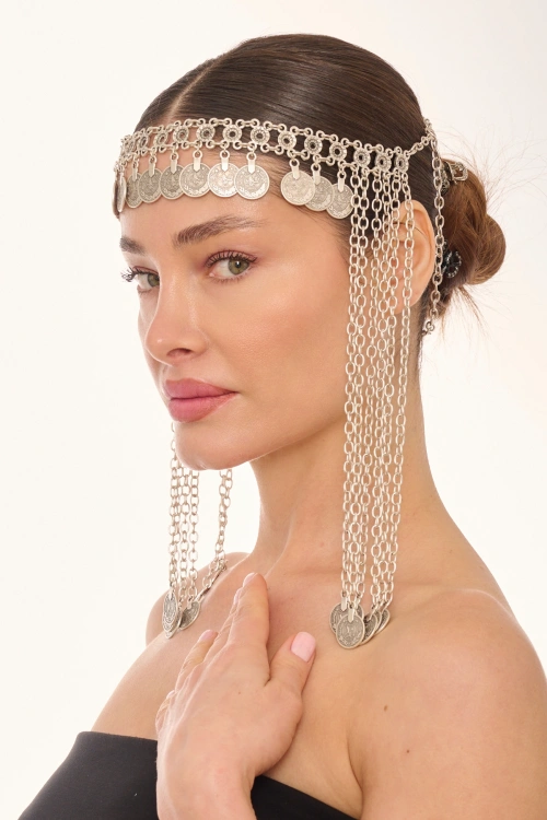 Kiraz Silver Plated Head Accessory