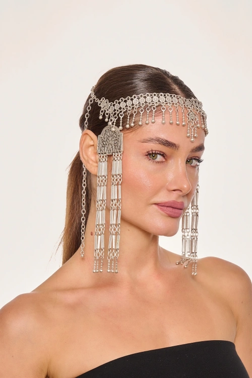 Kiraz Silver Plated Head Accessory