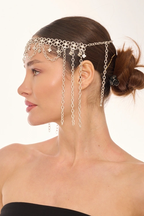 Kiraz Silver Plated Head Accessory