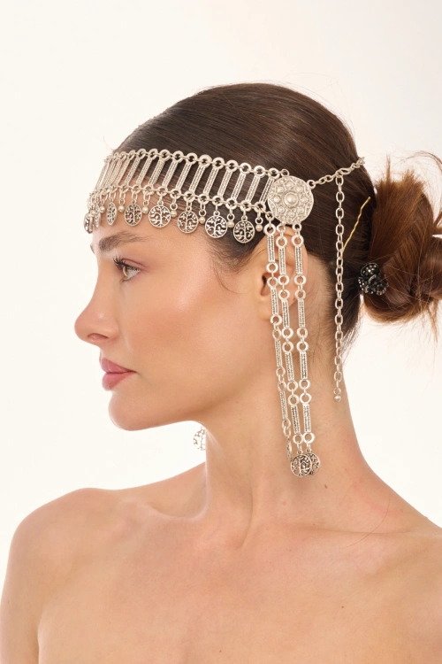 Kiraz Silver Plated Head Accessory