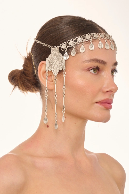 Kiraz Silver Plated Head Accessory