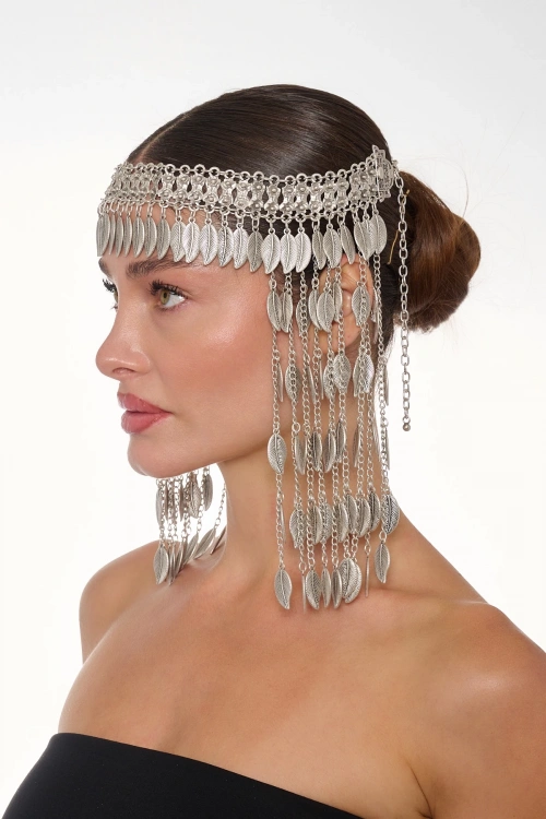 Kiraz Silver Plated Head Accessory