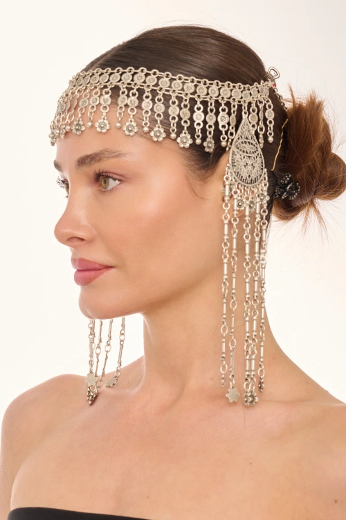 Kiraz Silver Plated Head Accessory