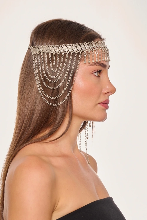 Kiraz Silver Plated Head Accessory