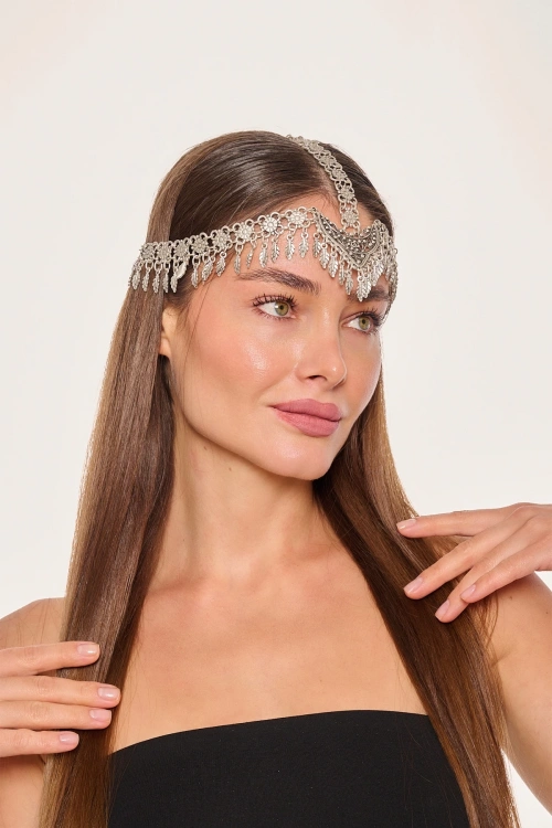Kiraz Silver Plated Head Accessory