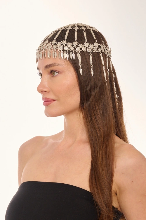 Kiraz Silver Plated Head Accessory