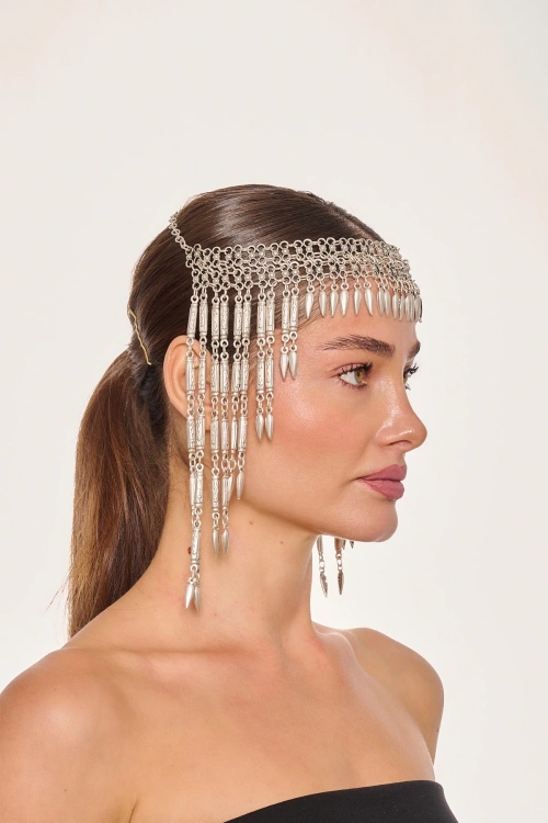 Kiraz Silver Plated Head Accessory