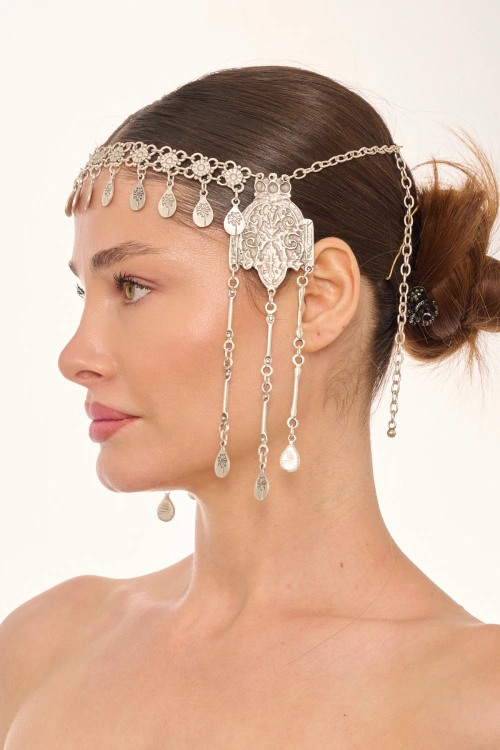 Kiraz Silver Plated Head Accessory