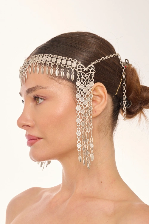 Kiraz Silver Plated Head Accessory
