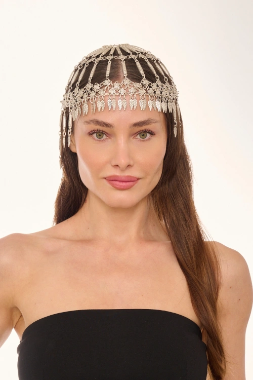 Kiraz Silver Plated Head Accessory