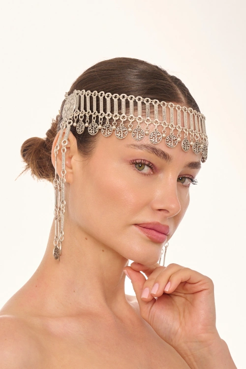 Kiraz Silver Plated Head Accessory