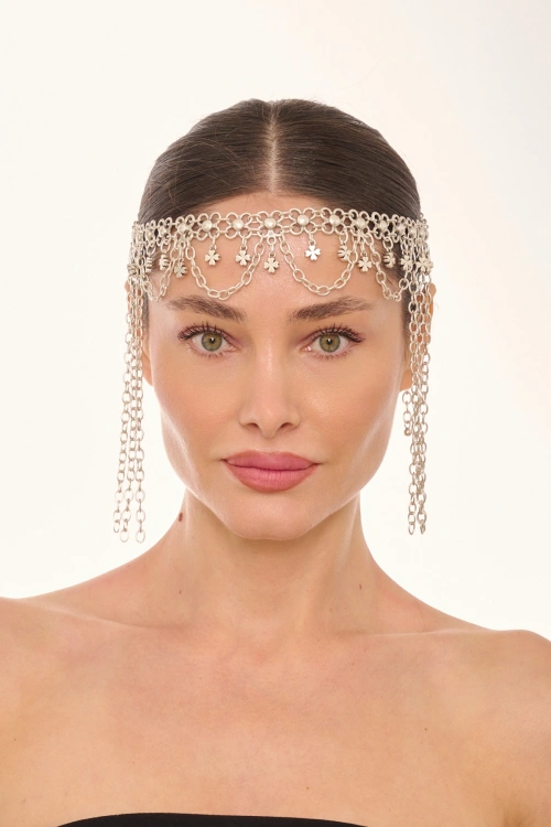 Kiraz Silver Plated Head Accessory