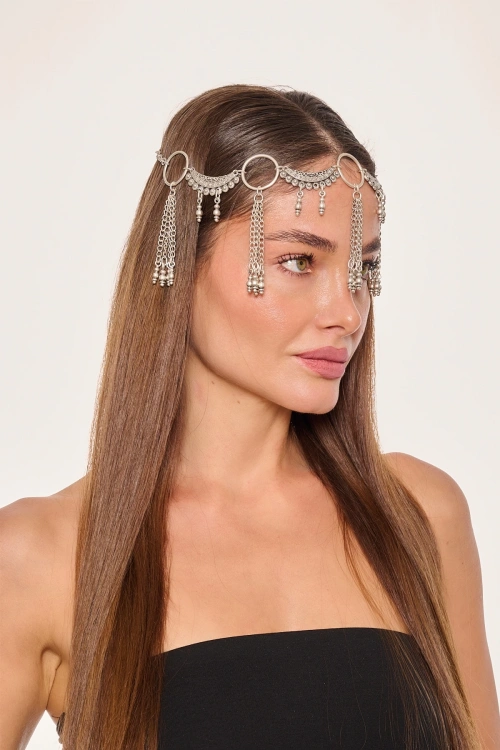 Kiraz Silver Plated Head Accessory