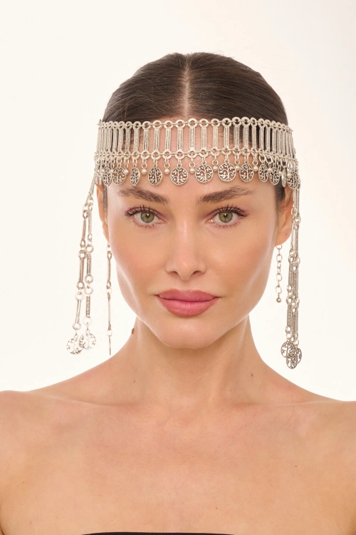 Kiraz Silver Plated Head Accessory