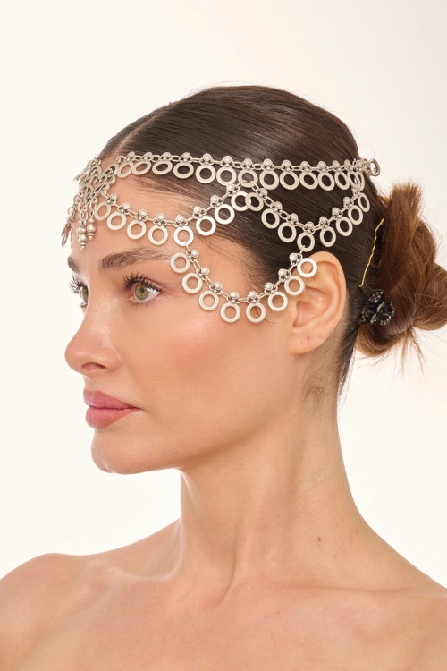 Kiraz Silver Plated Head Accessory