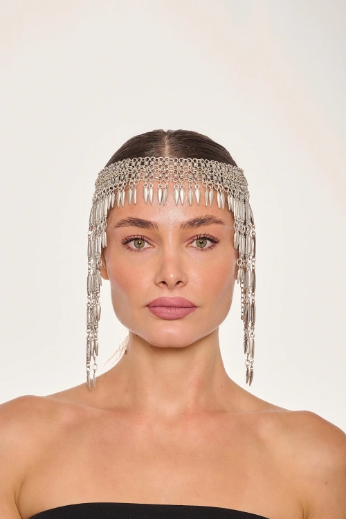 Kiraz Silver Plated Head Accessory