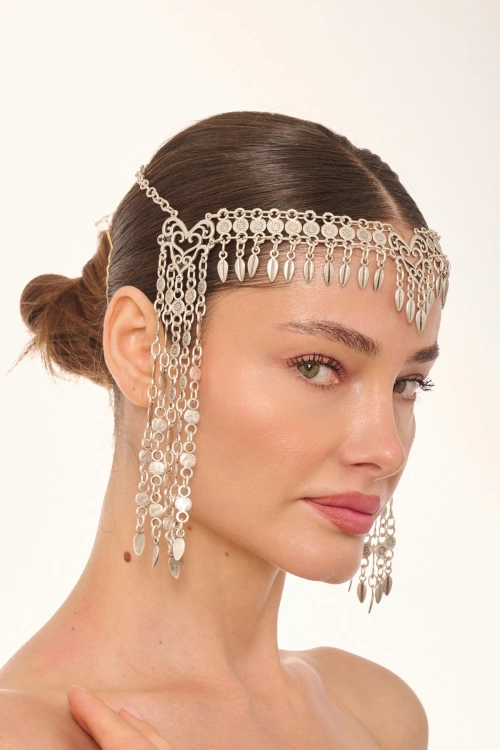 Kiraz Silver Plated Head Accessory